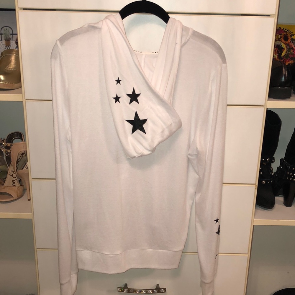 PINK white hoodie *NEVER WORN* - Picture 3 of 4